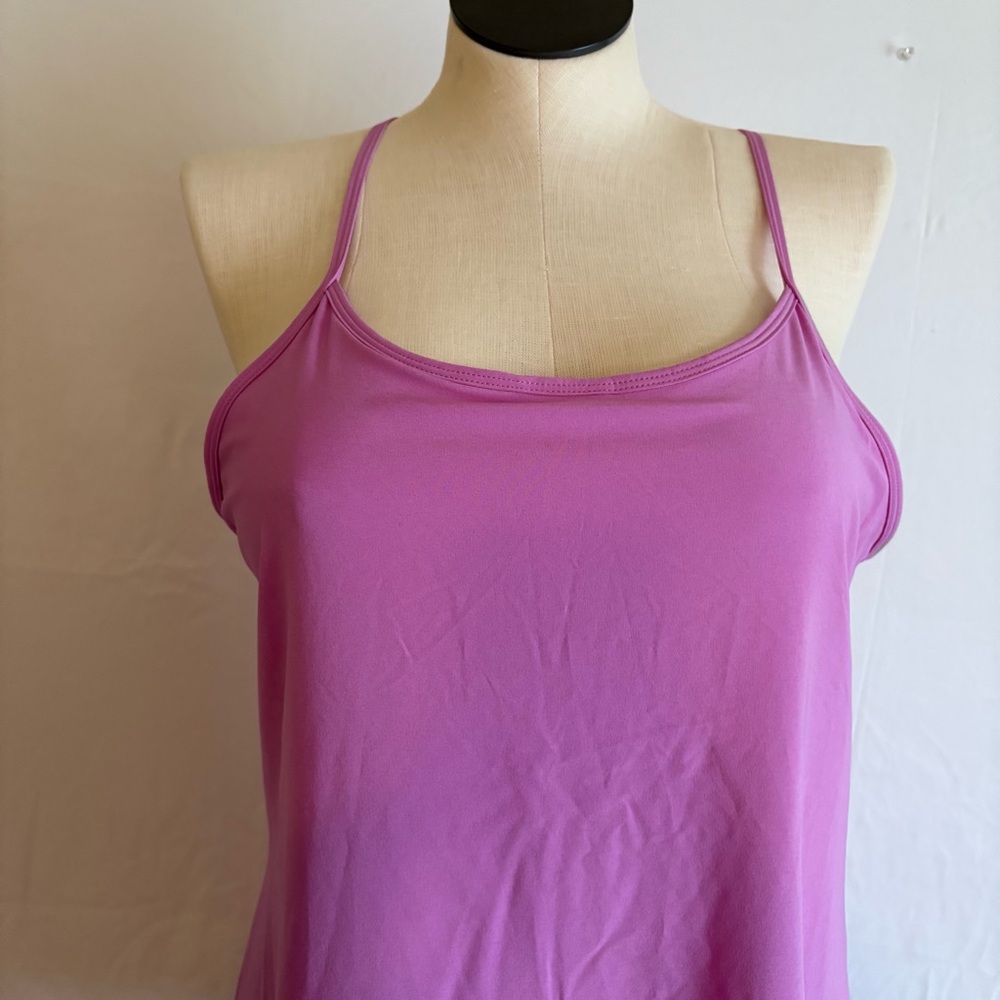 Flex Strappy Dress With Built In Shorts Liner Purple Racerback | All In Motion - Picture 7 of 16